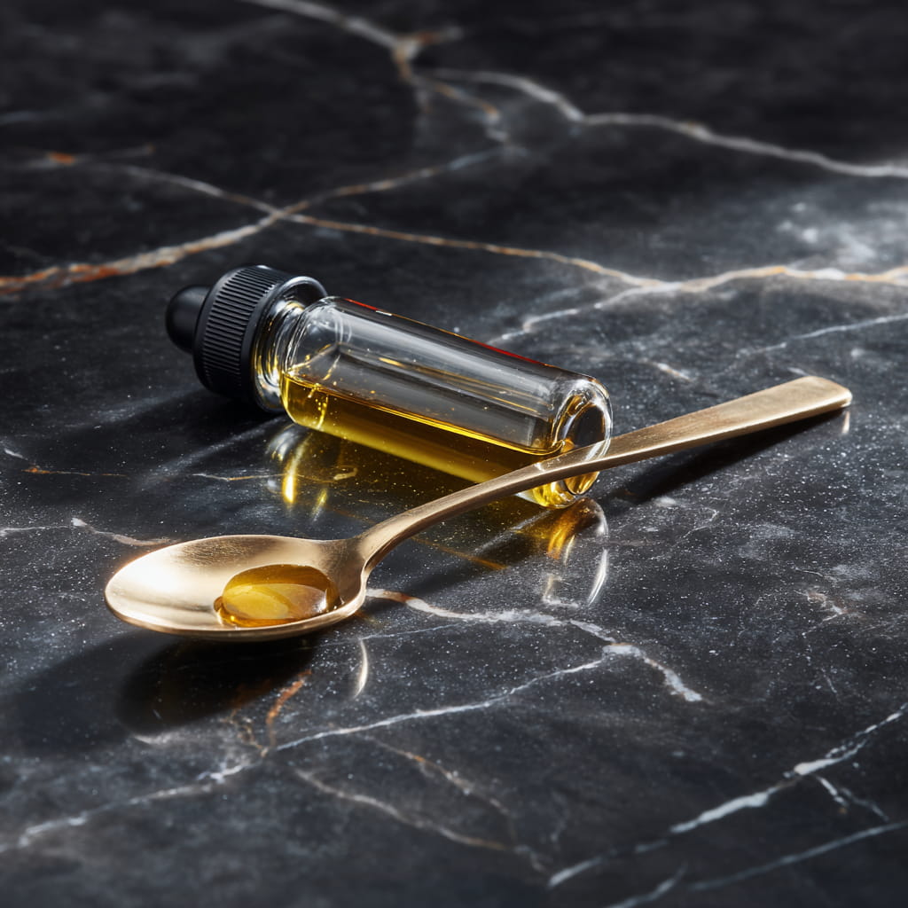 Batch-coded, cold-extracted Koroneiki. Designed as a daily ritual, not a drizzle. Engineered olive oil by Crazy Pharmacist.