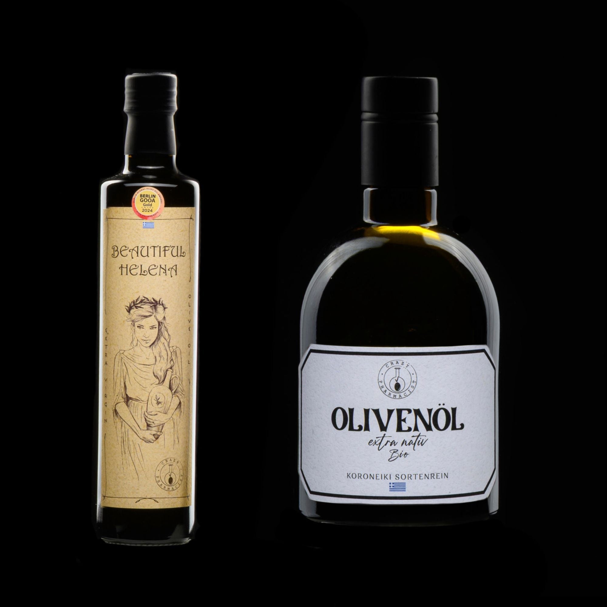 Δ - SET 02: INITIATION PAIR – Premium Olive Oil from Greece by Crazy Pharmacist